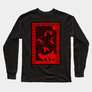 The Fool - Crimson Tarot Cards Sunweaver Long Sleeve T-Shirt